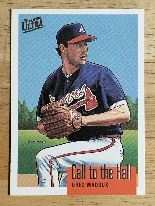 1996 Ultra Call to the Hall #5 Greg Maddux (EXMT)
