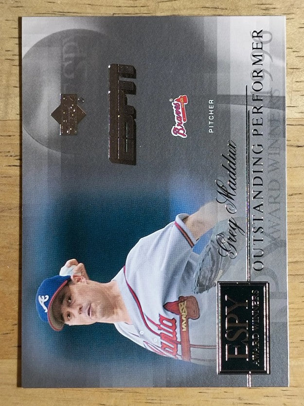 2005 Upper Deck ESPN ESPY Award Winners #AW7 Greg Maddux