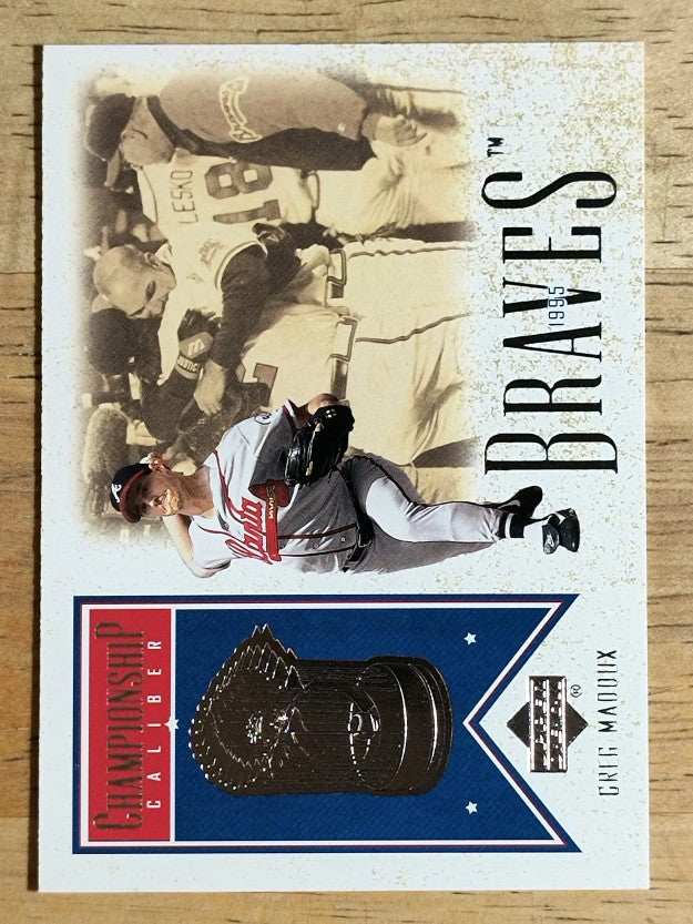 2002 Upper Deck Championship Caliber #CC6 Greg Maddux