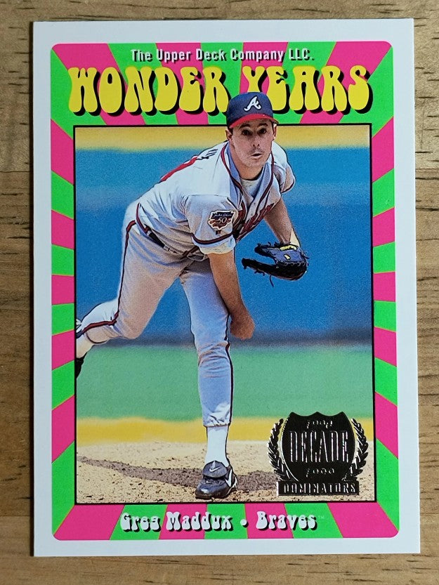 1999 Upper Deck Wonder Years #WY17 Greg Maddux