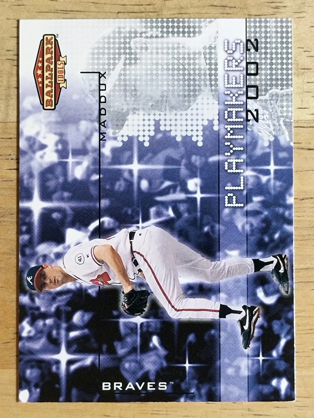 2002 Upper Deck Ballpark Idols Playmakers #P19 Greg Maddux