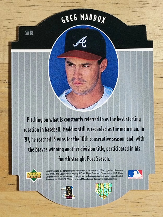 1997 Upper Deck Star Attractions #18 Greg Maddux