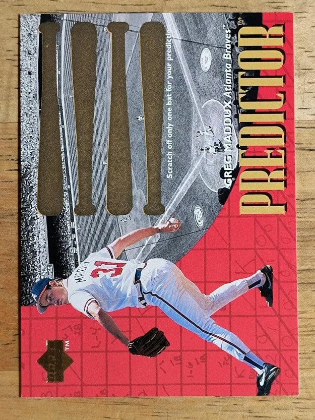 1997 Upper Deck Predictor #3 Greg Maddux