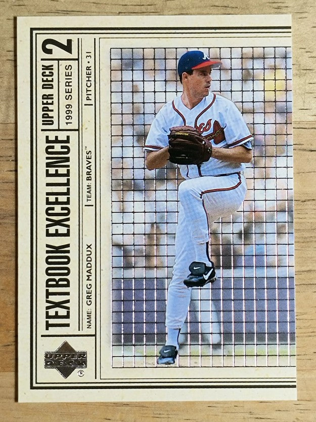 1999 Upper Deck Textbook Excellence #T2 Greg Maddux