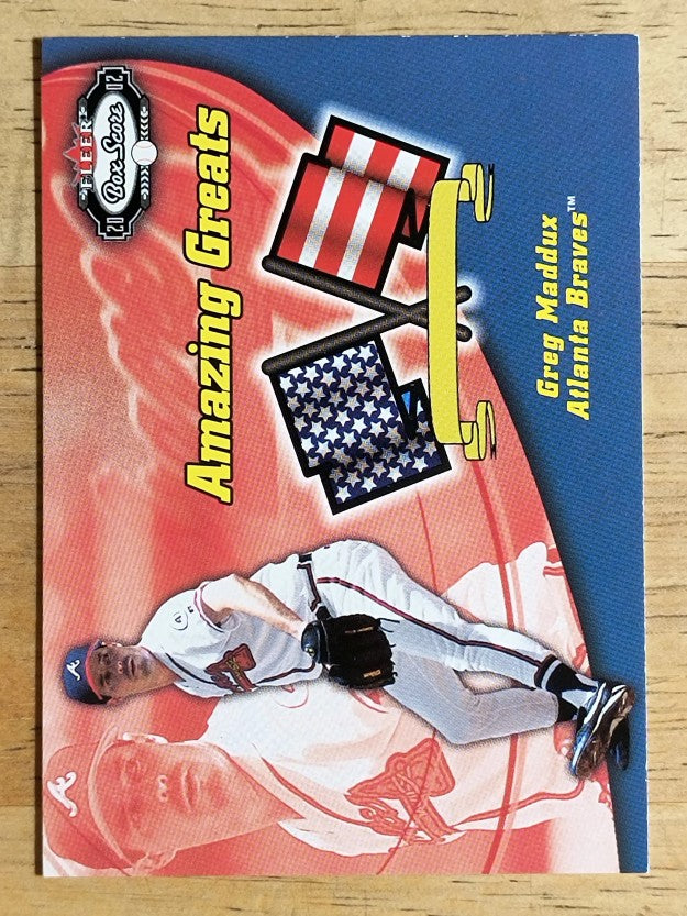 2002 Fleer Box Score Amazing Greats #20 Greg Maddux