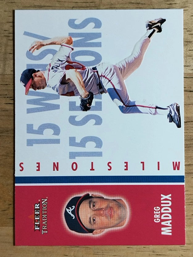2003 Fleer Tradition Milestones #24 Greg Maddux