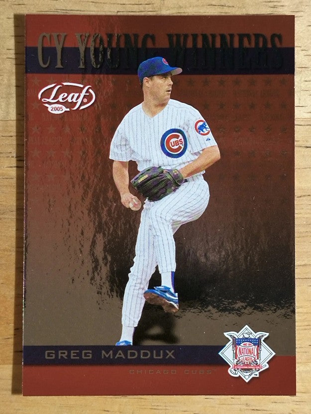 2005 Leaf Cy Young Winners #11 Greg Maddux
