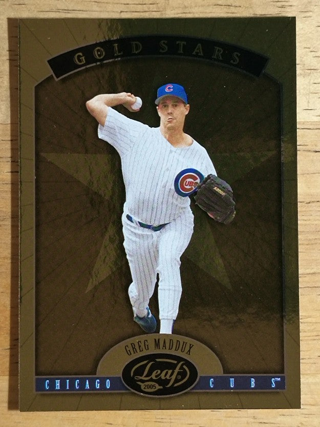 2005 Leaf Gold Stars #8 Greg Maddux
