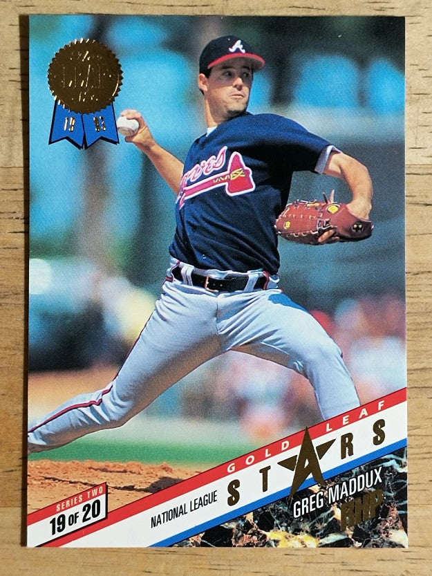 1993 Leaf Gold All-Stars #R19 Nolan Ryan/Greg Maddux