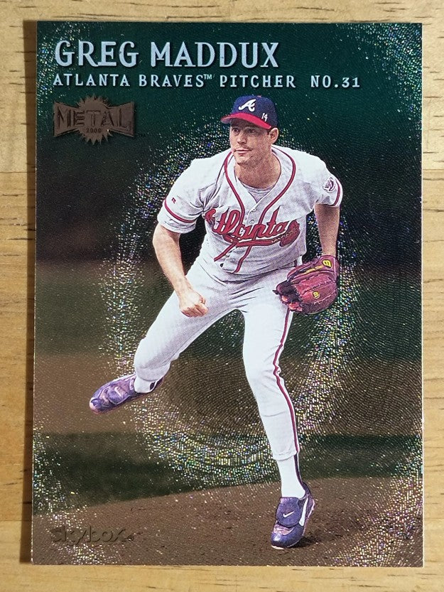 2000 Metal Emerald #105 Greg Maddux