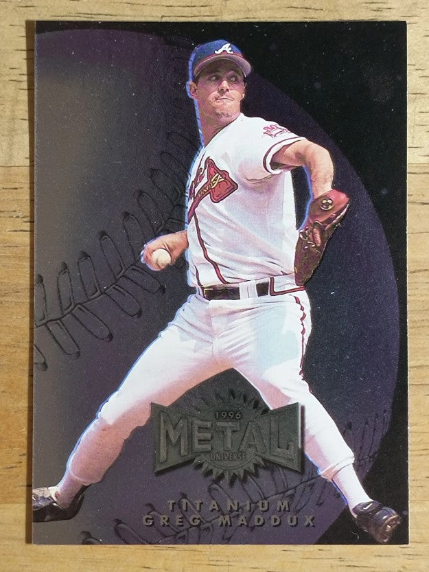 1996 Metal Universe Titanium #5 Greg Maddux