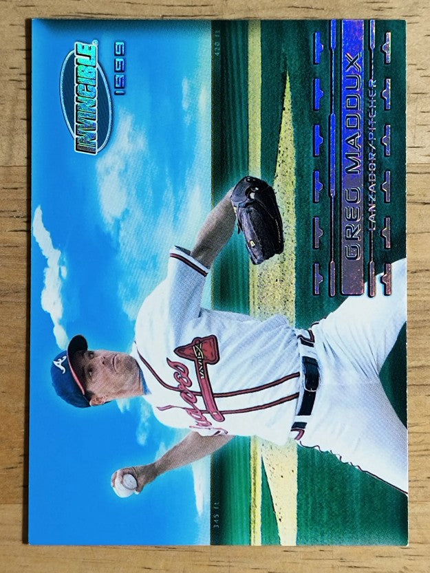 1999 Pacific Invincible Sandlot Heroes #3 Greg Maddux Ball Up