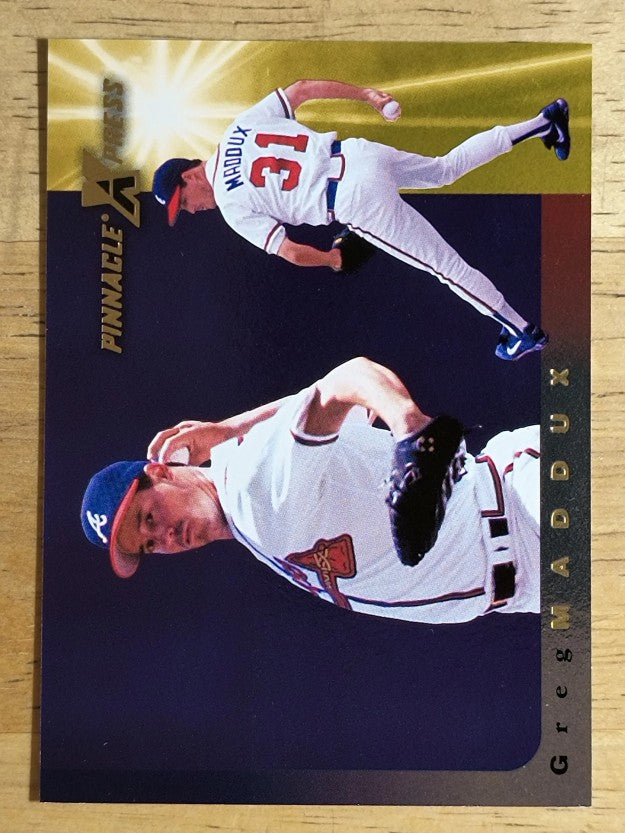 1997 Pinnacle X-Press Men of Summer #9 Greg Maddux