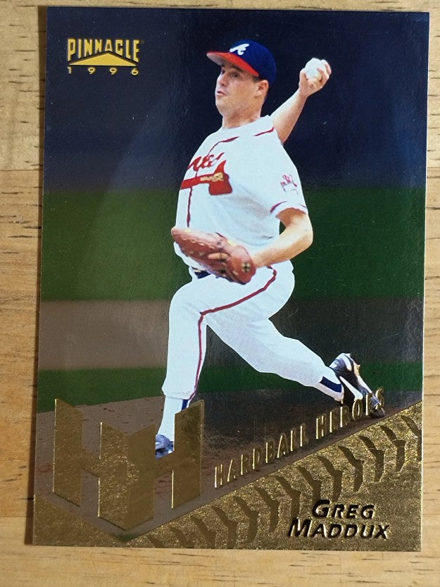 1996 Pinnacle Foil #254 Greg Maddux HH