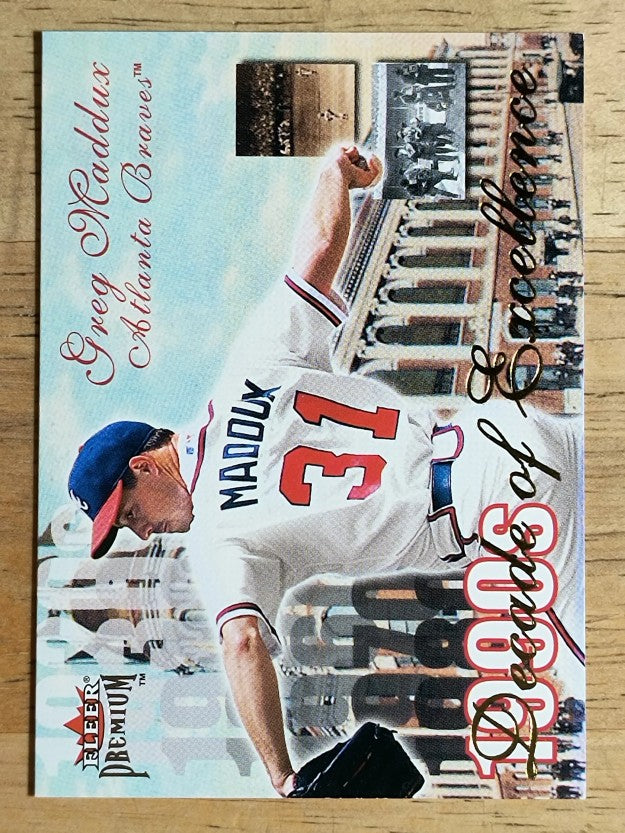 2001 Fleer Premium Decades of Excellence #36 Greg Maddux