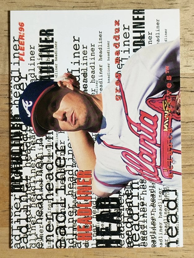 1996 Fleer Update Headliners #13 Greg Maddux