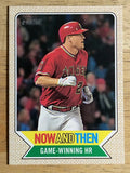 2017 Topps Heritage Now and Then #NT5 Mike Trout