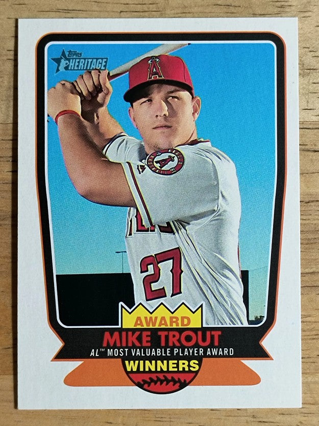 2017 Topps Heritage Award Winners #AW6 Mike Trout