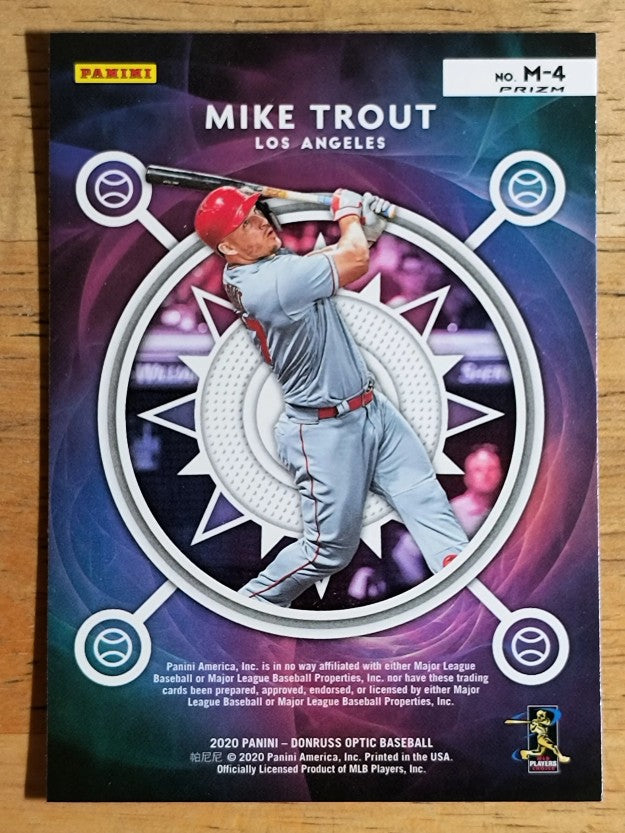 2020 Donruss Optic Mythical Holo #M4 Mike Trout