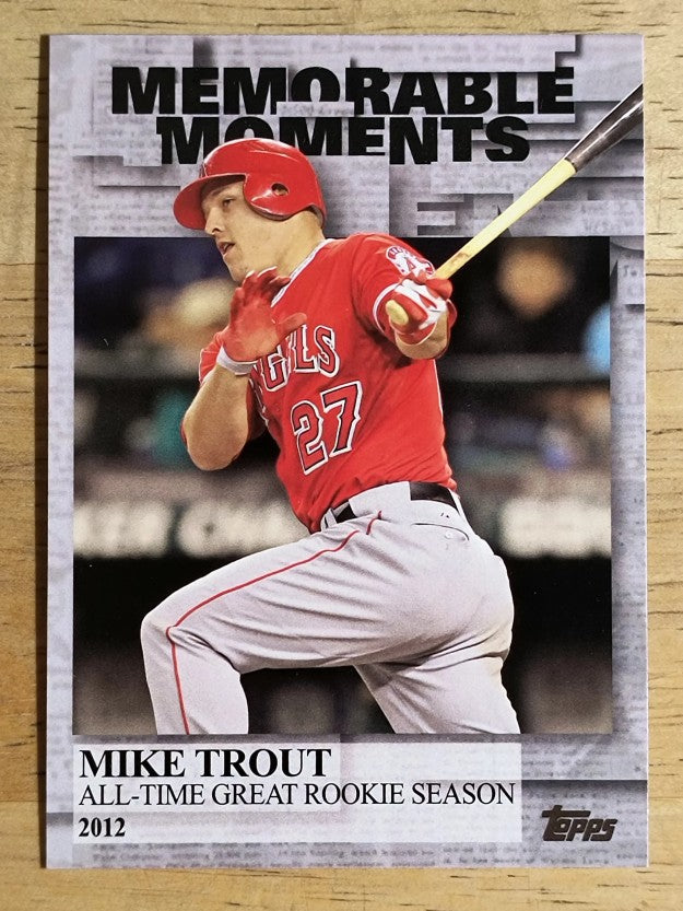 2017 Topps Memorable Moments #MM50 Mike Trout