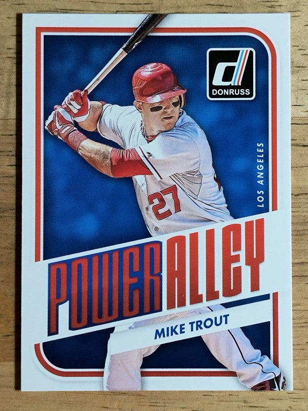 2016 Donruss Power Alley #PA2 Mike Trout