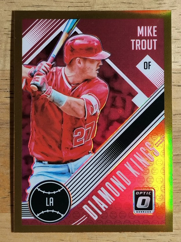 2018 Donruss Optic Bronze #13 Mike Trout DK