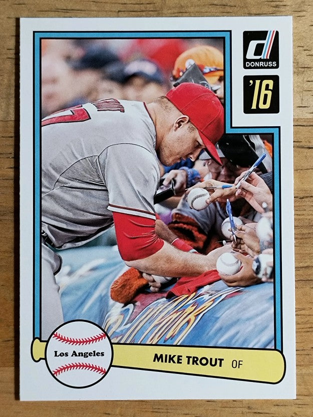 2016 Donruss '82 #1 Mike Trout
