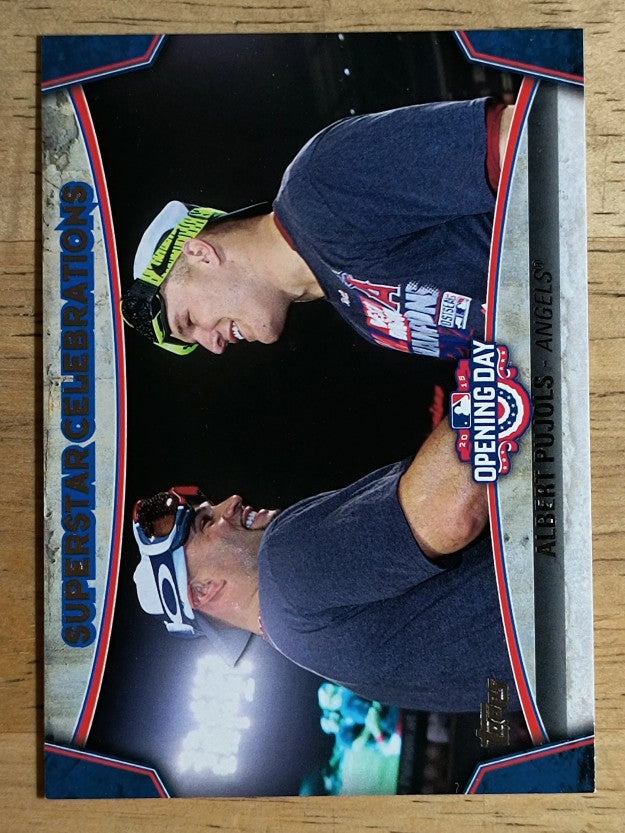 2015 Topps Opening Day Superstar Celebrations #SC14 Albert Pujols