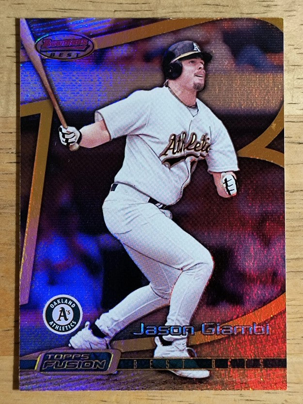 2001 Topps Fusion #96 Jason Giambi BB