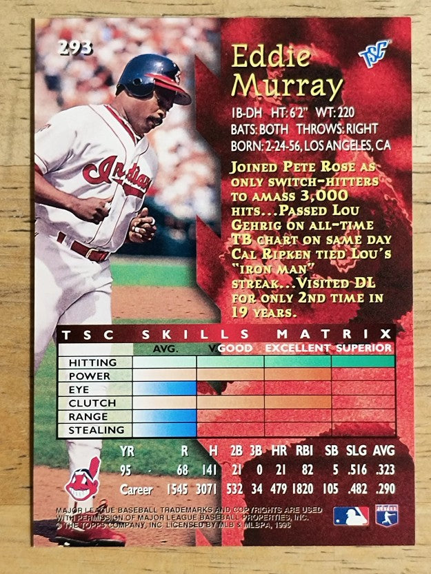 1996 Stadium Club #293 Eddie Murray