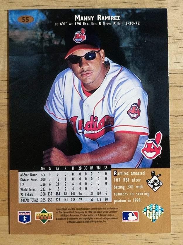 1996 Upper Deck #55 Manny Ramirez