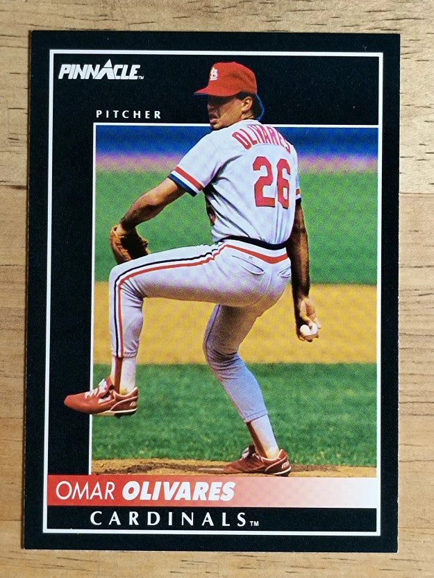 1992 Pinnacle #186 Omar Olivares
