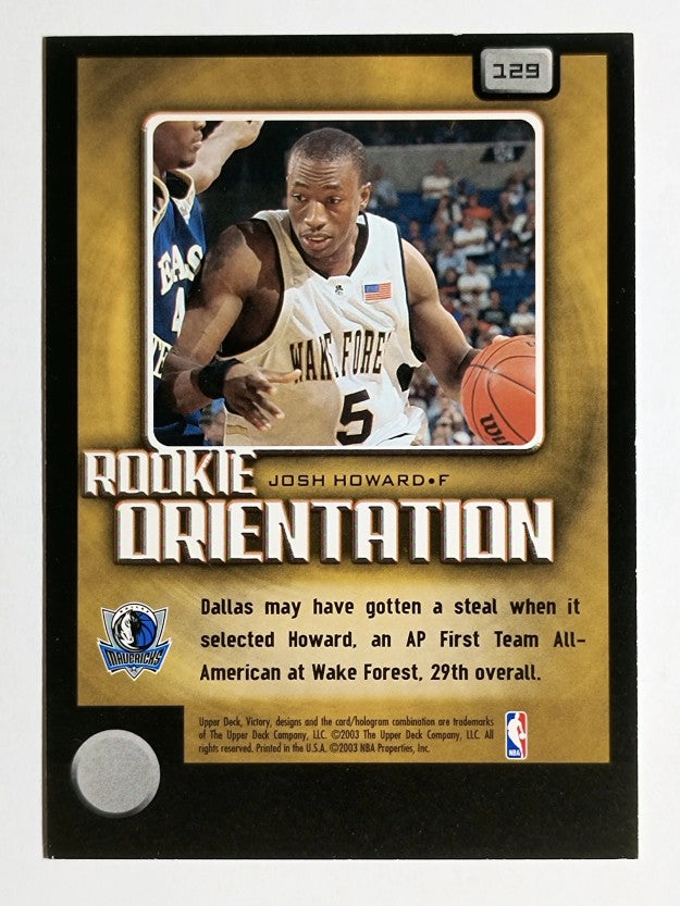 2003-04 Upper Deck Victory #129 Josh Howard RC