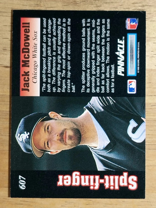 1992 Pinnacle #607 Jack McDowell GRIP