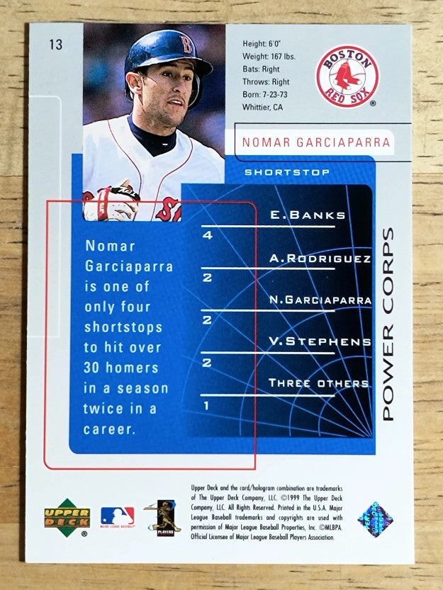 1999 Upper Deck Challengers for 70 #13 Nomar Garciaparra