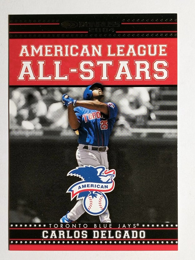 2004 Donruss All-Stars American League Black #10 Carlos Delgado