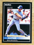 1992 Pinnacle #71 Jim Gantner