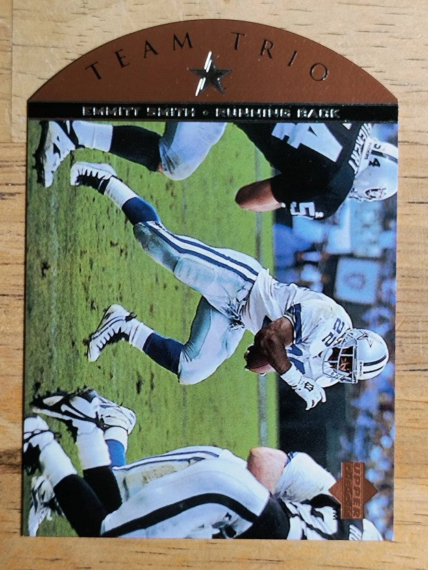 1996 Upper Deck Team Trio #TT70 Emmitt Smith