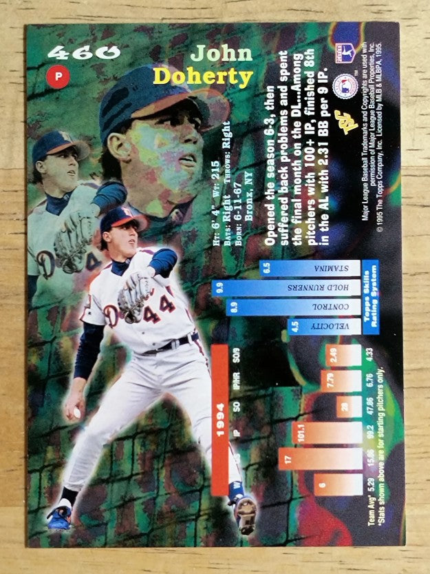 1995 Stadium Club #460 John Doherty