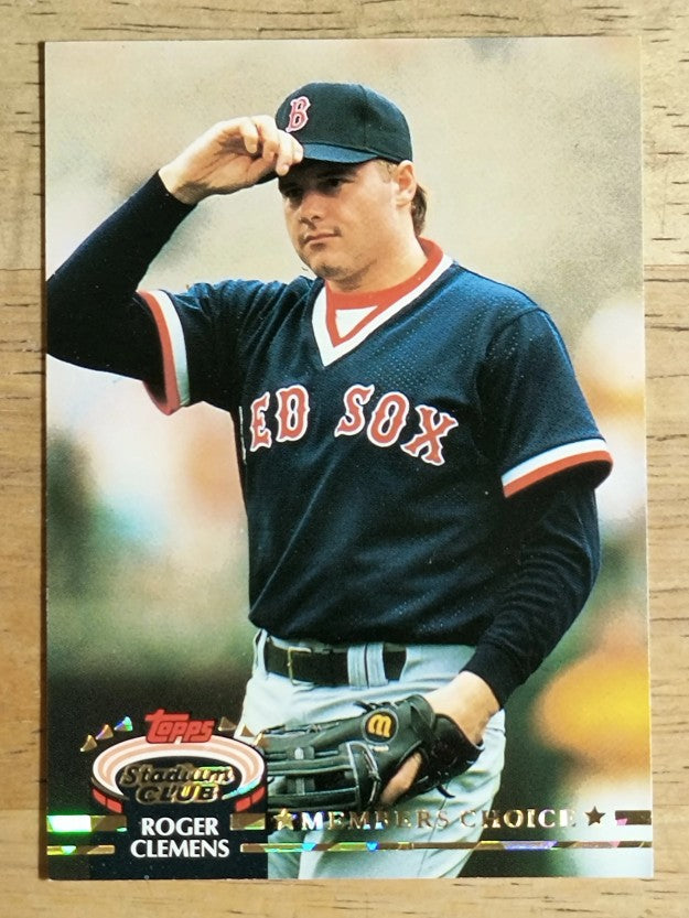 1992 Stadium Club #593 Roger Clemens MC