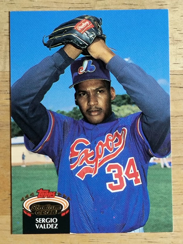 1992 Stadium Club #789 Sergio Valdez