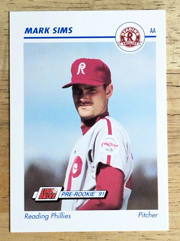 1991 Line Drive AA #519 Mark Sims