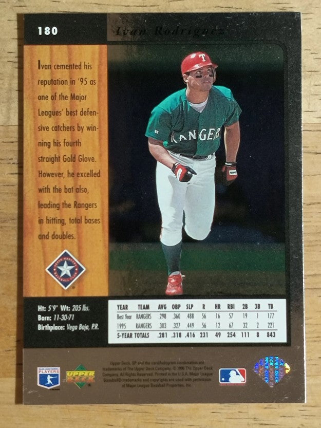 1996 SP #180 Ivan Rodriguez
