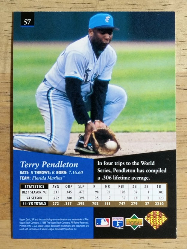 1995 SP #57 Terry Pendleton
