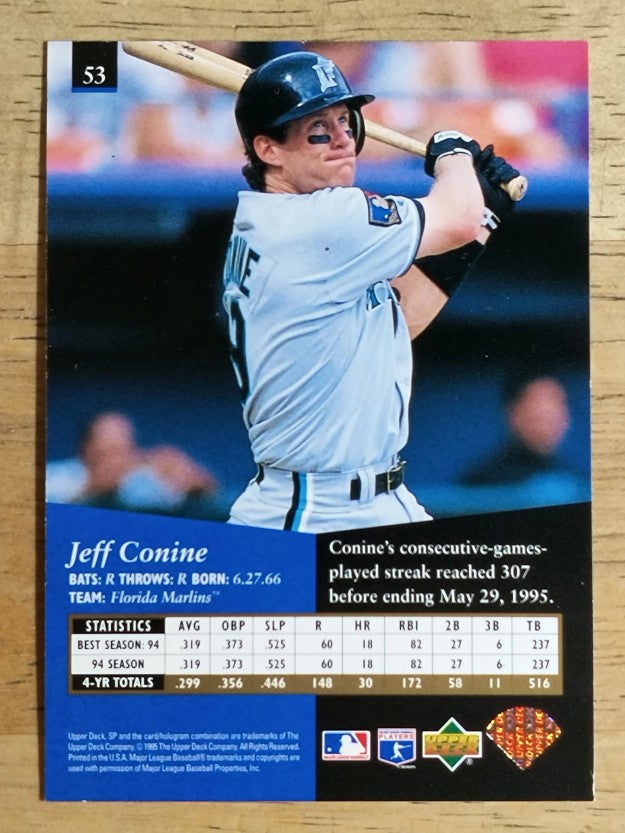 1995 SP #53 Jeff Conine
