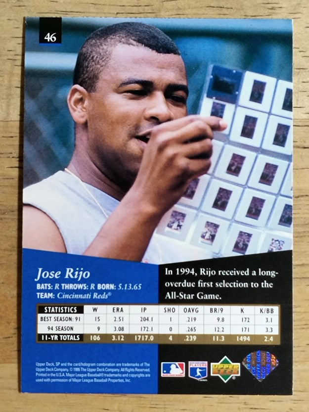1995 SP #46 Jose Rijo