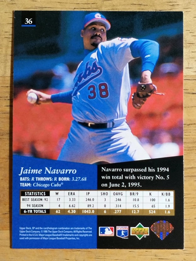 1995 SP #36 Jaime Navarro