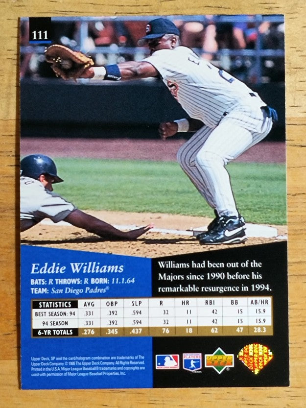 1995 SP #111 Eddie Williams