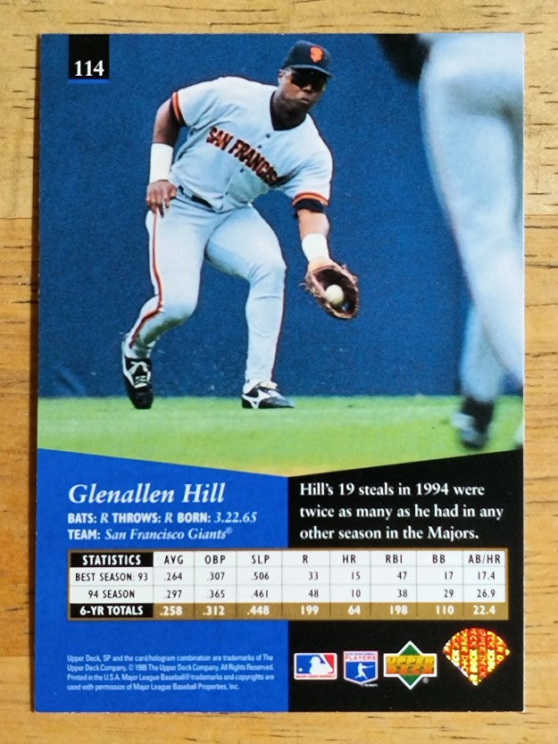 1995 SP #114 Glenallen Hill