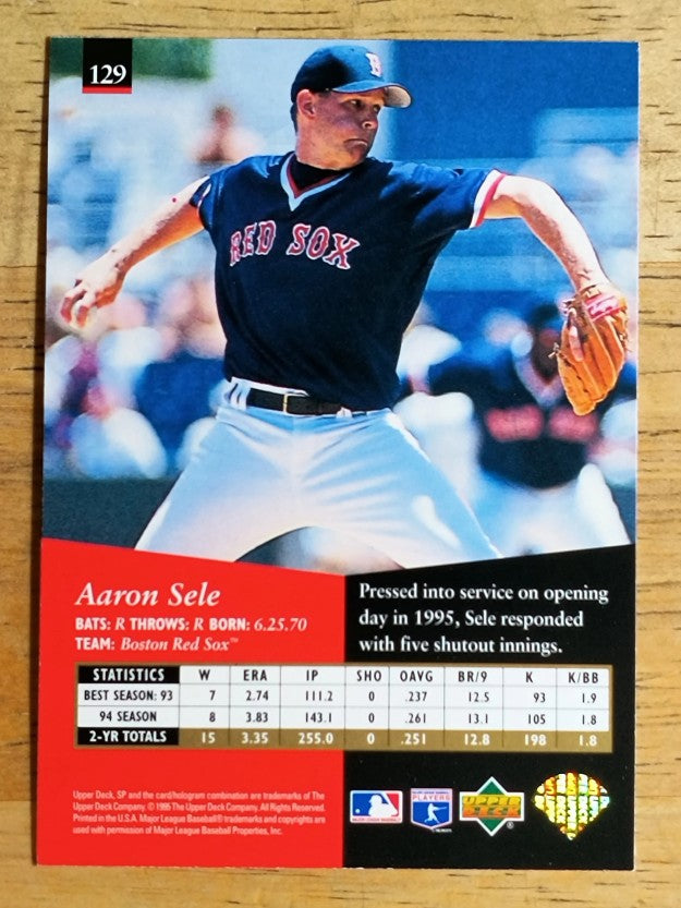 1995 SP #129 Aaron Sele